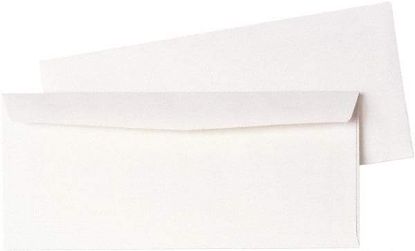 Quality Park - 9-1/2" Long x 4" Wide Gummed Flap Plain White Envelope - 24 Lb Paper Weight - Makers Industrial Supply