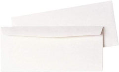 Quality Park - 9-1/2" Long x 4" Wide Gummed Flap Plain White Envelope - 24 Lb Paper Weight - Makers Industrial Supply