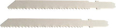 Disston - 3-1/2" Long, 10 to 14 Teeth per Inch, Bi-Metal Jig Saw Blade - Toothed Edge, 0.06" Thick, U-Shank, Raker Tooth Set - Makers Industrial Supply