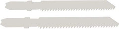 Disston - 3-1/2" Long, 12 Teeth per Inch, Bi-Metal Jig Saw Blade - Toothed Edge, 0.06" Thick, U-Shank, Raker Tooth Set - Makers Industrial Supply