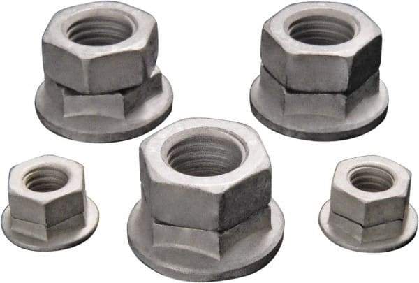 DISC-LOCK - 1/2-20 UNF Grade 8 Steel Free Spinning Hex Lock Nut - Magni 565 Finish - Makers Industrial Supply