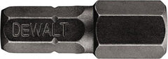 DeWALT - 7/32" Hex Bit - 1/4" Hex Drive, 1" OAL - Makers Industrial Supply