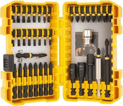 DeWALT - 40 Piece, Magnetic Hex Handle, Insert Bit Set - #1 to #3 - Makers Industrial Supply