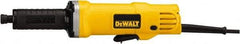 DeWALT - 1/4 Inch Collet, 25,000 RPM, Inline, Electric Die Grinder - 120 Volt, 0.4425 Hp, 4.2 Amp, 6.5 Ft. Long Cord - Makers Industrial Supply