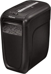 FELLOWES - 5/32 x 1-1/2" Strip, Cross Cut Manual Shredder - 14-5/8" Long x 9.2" Wide x 16" High, Level 3 Security, 6 Gal Wastebasket - Makers Industrial Supply