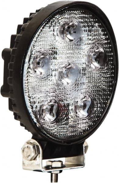 Buyers Products - 12 to 24 Volt, Clear Flood Beam Light - 1.5 Amps, 1,350 Lumens, 6 LED Lamp - Makers Industrial Supply