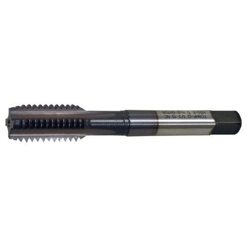 ‎1/4-20 UNC 4 Flute H3 HSS (M4) CNC For Cast Iron & Harder Materials Straight Flute Tap- TiCN