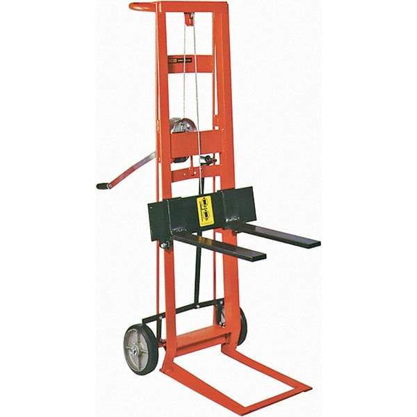 Wesco Industrial Products - 750 Lb Capacity, 40" Lift Height, Manual Winch Manually Operated Lift - Makers Industrial Supply