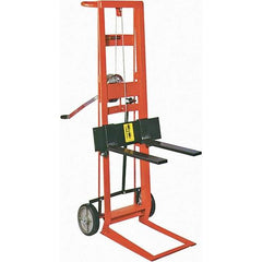 Wesco Industrial Products - 750 Lb Capacity, 40" Lift Height, Manual Winch Manually Operated Lift - Makers Industrial Supply