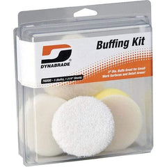 Dynabrade - 3" Diam Buffing Kit - Backing Pad Attachment - Makers Industrial Supply