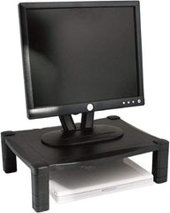 Kantek - Black Adjustable Stand - Use with Monitor, Printer, Laptop - Makers Industrial Supply