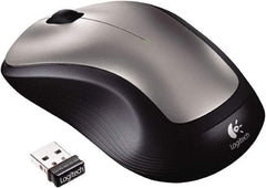 Logitech - Silver Mouse - Use with Windows XP, Vista, 7, 8 - Makers Industrial Supply