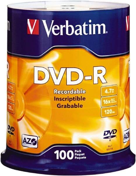 Verbatim - DVD-R Discs - Makers Industrial Supply