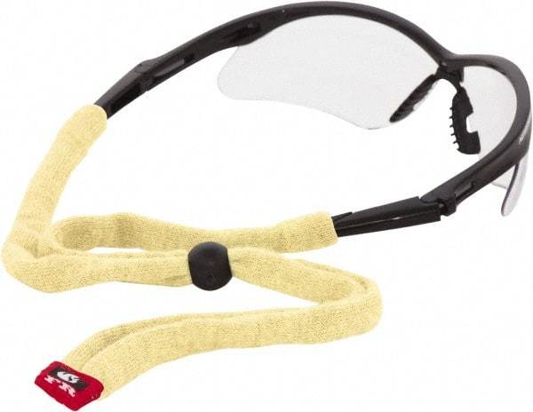 Chums - Yellow Eyeglass Retainer Cord - Kevlar, Compatible with Most Safety Glasses - Makers Industrial Supply