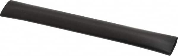 Made in USA - 6" Long, 2:1, PVC Heat Shrink Electrical Tubing - Black - Makers Industrial Supply