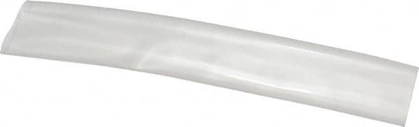 Made in USA - 6" Long, 2:1, PVC Heat Shrink Electrical Tubing - Clear - Makers Industrial Supply