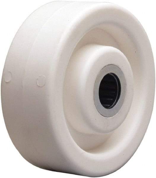 Hamilton - 4 Inch Diameter x 1-1/2 Inch Wide, Polyolefin Caster Wheel - 400 Lb. Capacity, 1-5/8 Inch Hub Length, 5/8 Inch Axle Diameter, Straight Roller Bearing - Makers Industrial Supply