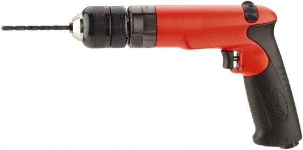 Sioux Tools - 3/8" Reversible Keyless Chuck - Pistol Grip Handle, 2,000 RPM, 30 CFM, 1 hp, 90 psi - Makers Industrial Supply