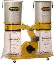 Jet - 115/230 Volt Dust Collector - 236 CFM Air Flow, 10-1/2" Static Pressure Water Level - Makers Industrial Supply