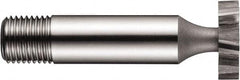 DORMER - 5/8" Diam x 1/8" Face Width, High Speed Steel, 6 Teeth, Shank Connection Woodruff Keyseat Cutter - Uncoated, 1/2" Shank, Staggered Teeth, ANSI 405 - Makers Industrial Supply