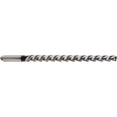 DORMER - 6.5mm Pin, 0.3459" Diam, 1/4" Small End, 8.5mm Diam Tanged Shank, 119mm Flute, Taper Pin Reamer - Makers Industrial Supply