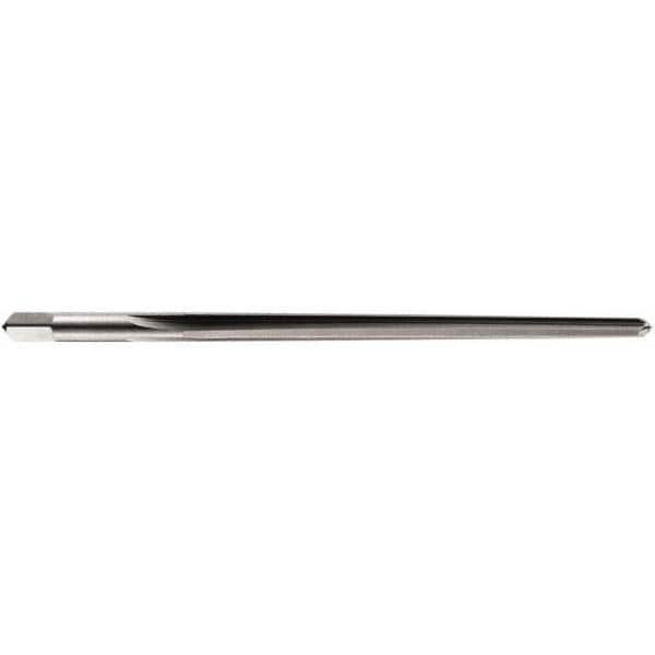 DORMER - 4mm Pin, 0.2072" Diam, 0.1537" Small End, 5mm Diam Straight Shank, 68mm Flute, Taper Pin Reamer - Makers Industrial Supply