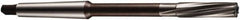 DORMER - 19mm Carbide-Tipped 6 Flute Chucking Reamer - Spiral Flute, 2MT Morse Taper Shank, 58mm Flute Length, 223mm OAL - Makers Industrial Supply