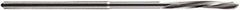 DORMER - 4mm Solid Carbide 6 Flute Chucking Reamer - Spiral Flute, 4mm Straight Shank, 19mm Flute Length, 75mm OAL - Makers Industrial Supply