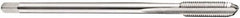 DORMER - 5/8-18 UNF 2B 4 Flute Bright Finish Cobalt Straight Flute Machine Tap - Bottoming, Right Hand Thread, 100mm OAL, 21mm Thread Length, Oversize - Exact Industrial Supply