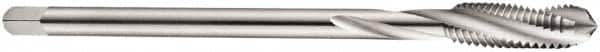 DORMER - M20x2.50 Metric Coarse 3 Flute 6H Bottoming Spiral Flute Tap - Cobalt, Bright Finish, 140mm OAL, Right Hand Flute, Right Hand Thread, Series E258 - Makers Industrial Supply