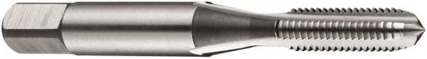 DORMER - #6-40 UNF, 3 Flute, Bottoming & Plug, Bright Finish, High Speed Steel Tap Set - Right Hand Cut, 45mm OAL, 2B Class of Fit, Series E111 - Makers Industrial Supply