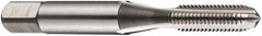 DORMER - 7/8-9 UNC 2B 4 Flute Bright Finish High Speed Steel Straight Flute Standard Hand Tap - Bottoming, Right Hand Thread, 110mm OAL, 38mm Thread Length, Oversize - Exact Industrial Supply