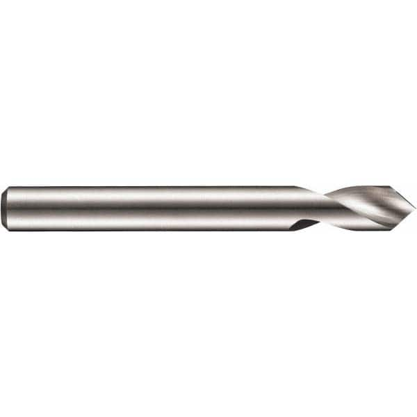 DORMER - 6mm Body Diam, 90°, 66mm OAL, Solid Carbide Spotting Drill - Makers Industrial Supply