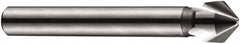 DORMER - 6mm Shank Diam, 3 Flute 90° High Speed Steel Countersink - Bright Finish, 50mm OAL, Single End, Straight Shank, Right Hand Cut - Makers Industrial Supply