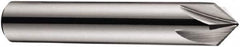 DORMER - 10mm Shank Diam, 7 Flute 90° High Speed Steel Countersink - Bright Finish, 60mm OAL, Single End, Straight Shank, Right Hand Cut - Makers Industrial Supply