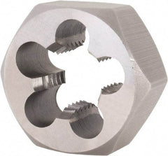 DORMER - M16x2.00 Metric Coarse Thread, Right Hand Thread, Hex Rethreading Die - High Speed Steel, Series F202 - Exact Industrial Supply