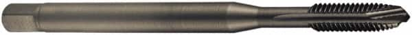 DORMER - M24x3.00 Metric Coarse, 4 Flute, Oxide Finish, Cobalt Spiral Point Tap - Plug Chamfer, Right Hand Thread, 160mm OAL, 38mm Thread Length, 18mm Shank Diam, 6H Class of Fit, Series EP016H - Exact Industrial Supply