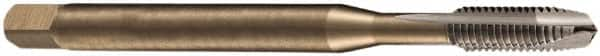 DORMER - M18x2.50 Metric Coarse, 4 Flute, Bright Finish, Cobalt Spiral Point Tap - Plug Chamfer, Right Hand Thread, 125mm OAL, 30mm Thread Length, 14mm Shank Diam, 6H Class of Fit, Series EP006H - Exact Industrial Supply