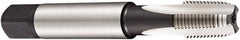 DORMER - 1/2-14 NPT Thread, 4 Flute Standard Pipe Tap - 125mm OAL, 26mm Thread Length, Bright Finish, Cobalt - Exact Industrial Supply