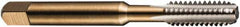 DORMER - #5-40 UNC 2B 3 Flute Bright Finish High Speed Steel Straight Flute Machine Tap - Bottoming, Right Hand Thread, 48mm OAL, 12.5mm Thread Length, Oversize - Makers Industrial Supply