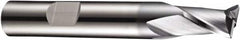 DORMER - 5mm Diam, 6mm LOC, 2 Flute Solid Carbide Keyway End Mill - Spiral Flute, AlCrN Finish, 6mm Shank Diam, 54mm OAL, 30° Helix, Centercutting - Makers Industrial Supply