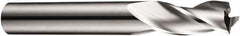 DORMER - 20mm, 38mm LOC, 20mm Shank Diam, 104mm OAL, 3 Flute, Solid Carbide Square End Mill - Single End, Bright Finish, Spiral Flute, 30° Helix, Centercutting, Right Hand Cut, Right Hand Flute, Series S903 - Makers Industrial Supply