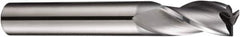 DORMER - 5mm Diam, 10mm LOC, 3 Flute Solid Carbide Keyway End Mill - Spiral Flute, AlCrN Finish, 6mm Shank Diam, 57mm OAL, 30° Helix, Centercutting - Makers Industrial Supply