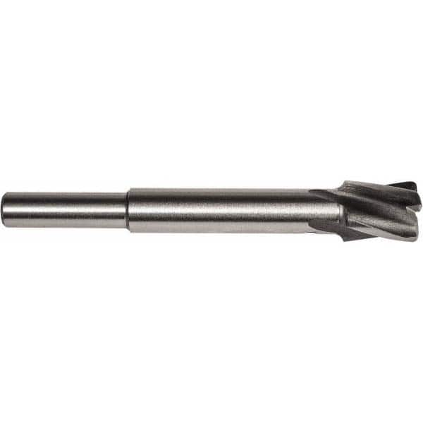 Union Butterfield - 7/8" Diam, 1/4" Shank, Diam, 4 Flutes, Straight Shank, Interchangeable Pilot Counterbore - Makers Industrial Supply