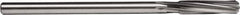 Union Butterfield - 17/64" High Speed Steel 6 Flute Chucking Reamer - Spiral Flute, 1/4" Straight Shank, 1-1/2" Flute Length, 6" OAL - Makers Industrial Supply