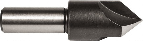 1/4″ Head Diam, 3/16″ Shank Diam, 3 Flute 90° High Speed Steel Countersink Bright Finish, 1-1/2″ OAL, Single End, Straight Shank, Right Hand Cut