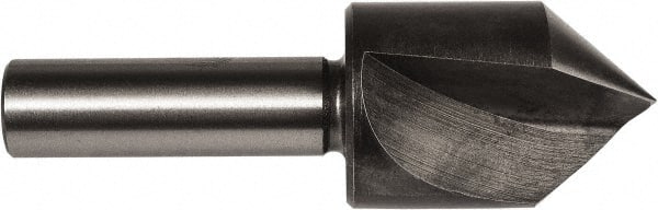 Union Butterfield - 1" Head Diam, 1/2" Shank Diam, 1 Flute 90° High Speed Steel Countersink - Makers Industrial Supply