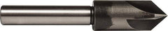 Union Butterfield - 3/4" Head Diam, 1/2" Shank Diam, 4 Flute 60° High Speed Steel Countersink - Bright Finish, 4-1/8" OAL, Single End, Straight Shank, Right Hand Cut - Makers Industrial Supply