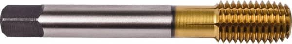 Union Butterfield - 3/4-10 UNC 2B Modified Bottoming Thread Forming Tap - Powdered Metal High Speed Steel, TiN Finish, 4.921" OAL, 1.181" Thread Length, Right Hand Thread, Series 1691AP - Makers Industrial Supply