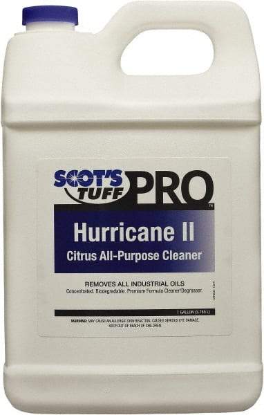 Scot's Tuff - 1 Gal Bottle Oil Removal - Liquid, Biodegradable Cleaner & Degreaser, Citrus - Makers Industrial Supply